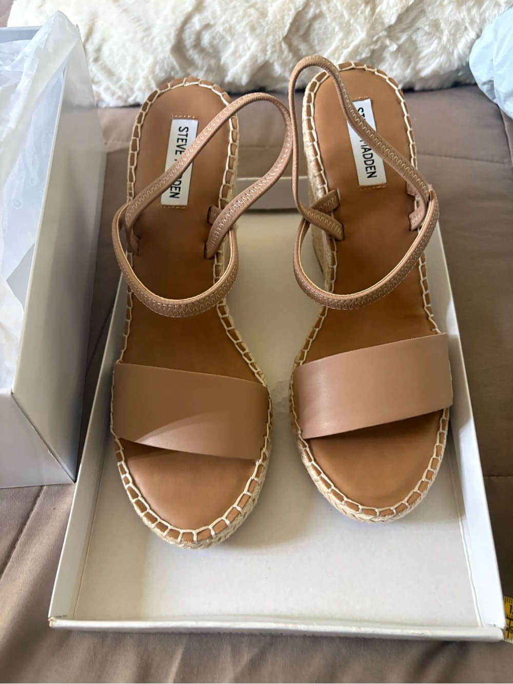 Steve Madden Tan Espadrille Slingback Sandals